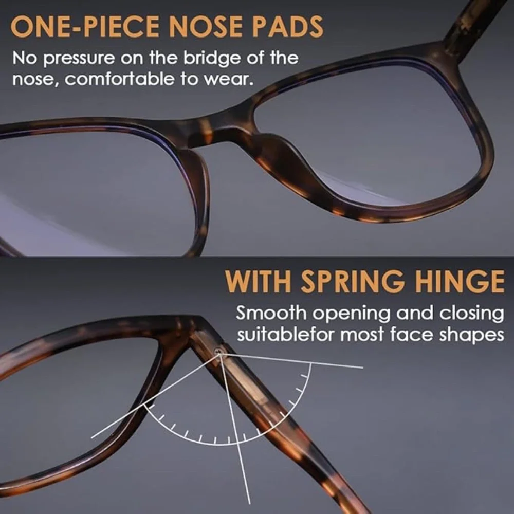 Reading Glasses - 4 pair of TERAISE Leopard print glasses -4.0 strength